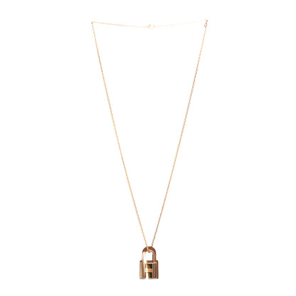 Hermes Swift Small O'Kelly Pendant Necklace Gold 3 of 6