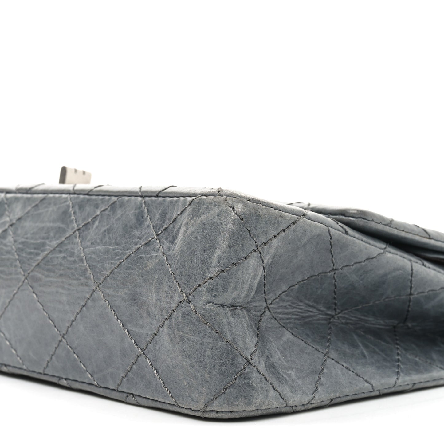 Aged Calfskin Quilted 50th Anniversary 2.55 Reissue Flap 226 Grey