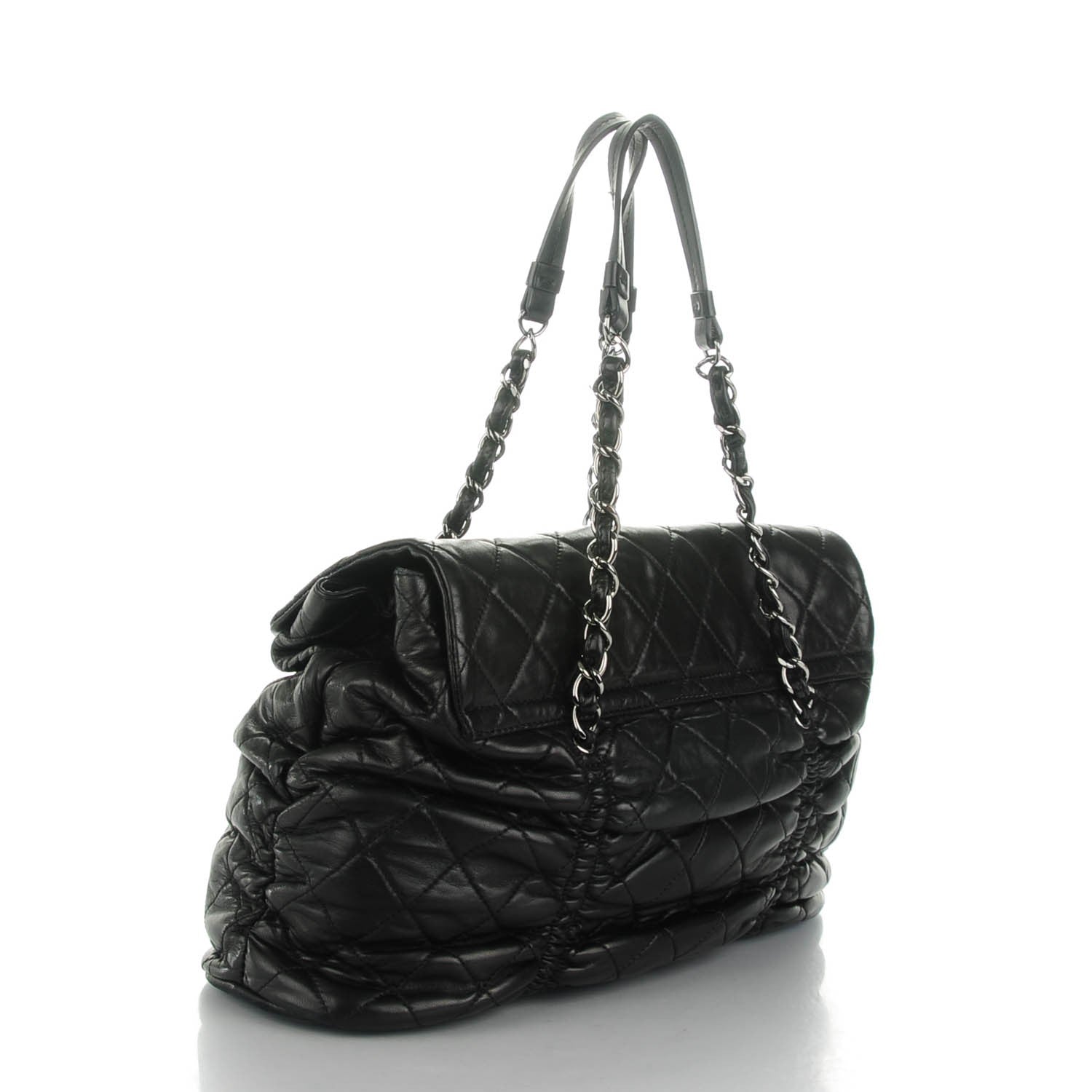 Chanel Lambskin Quilted Sharpei Flap Black 3 of 8