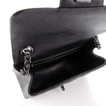 Chanel Calfskin Quilted Mini Square Flap So Black 5 of 8