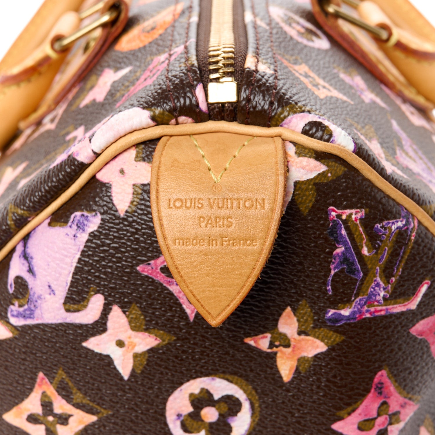 Louis Vuitton Watercolor Aquarelle Speedy 30 Brown 8 of 11