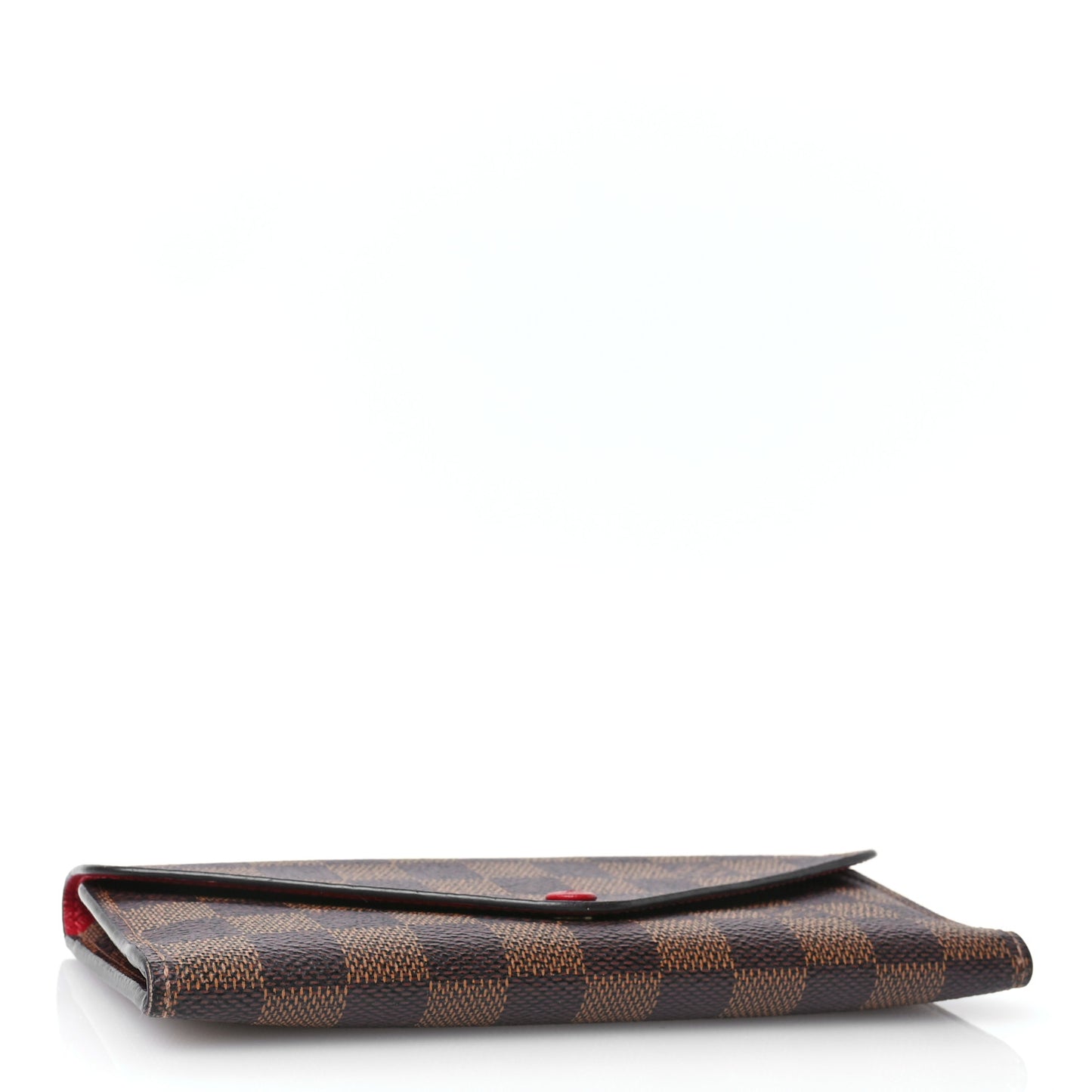 Damier Ebene Josephine Wallet Red