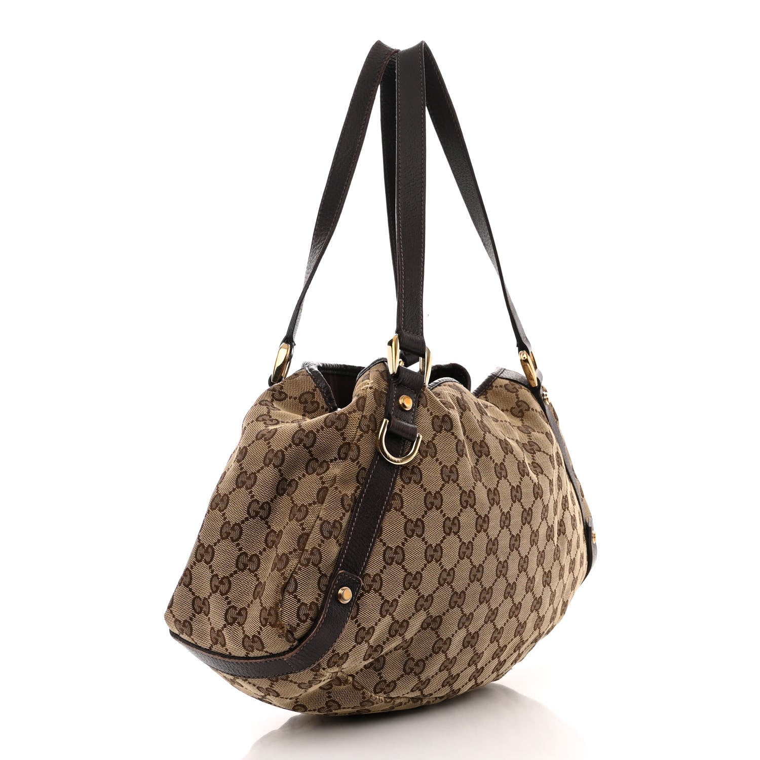 Gucci Monogram Medium Abbey Shoulder Bag Dark Brown 3 of 22