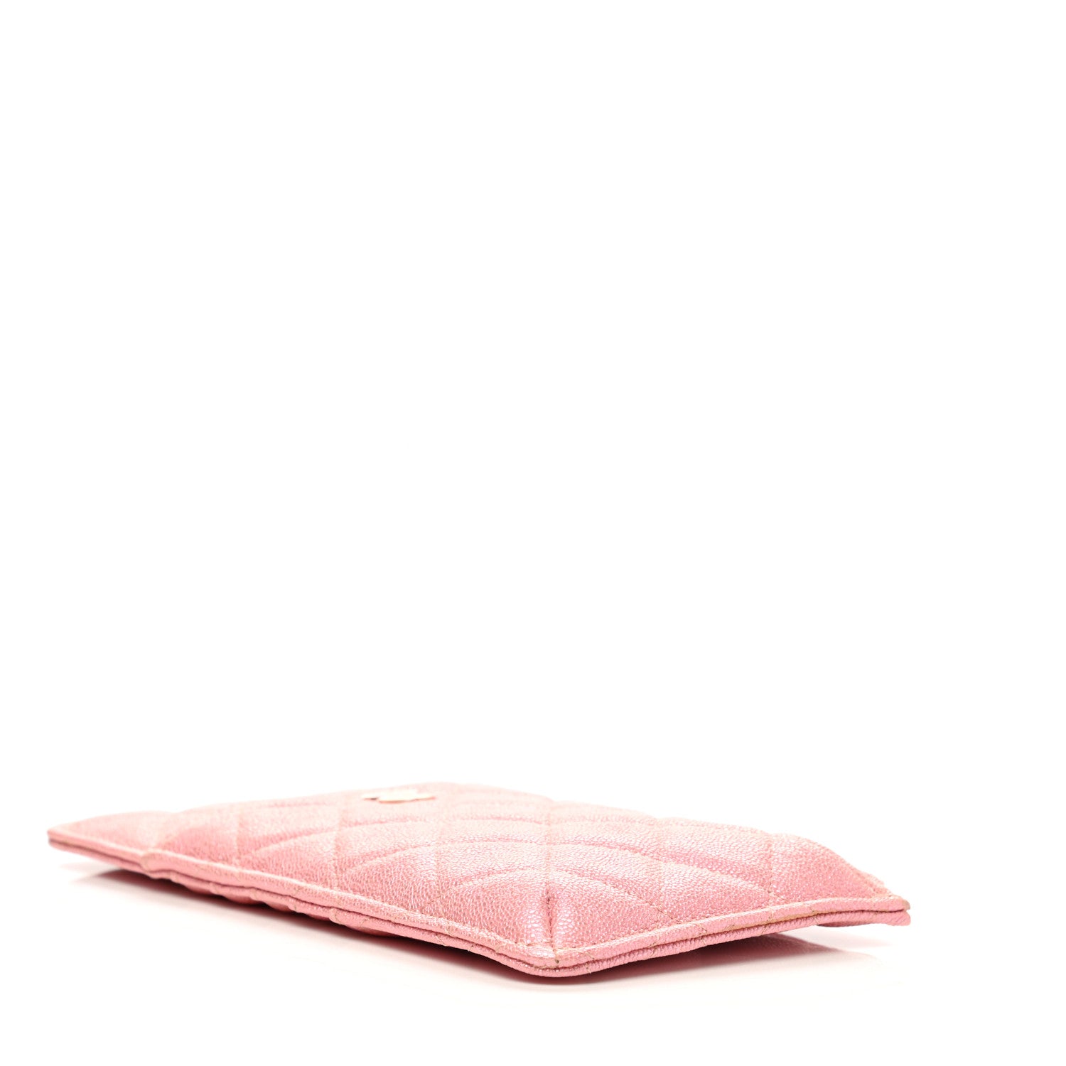 Chanel Iridescent Caviar Quilted Classic iPhone Pouch Rose Pink 4 of 8
