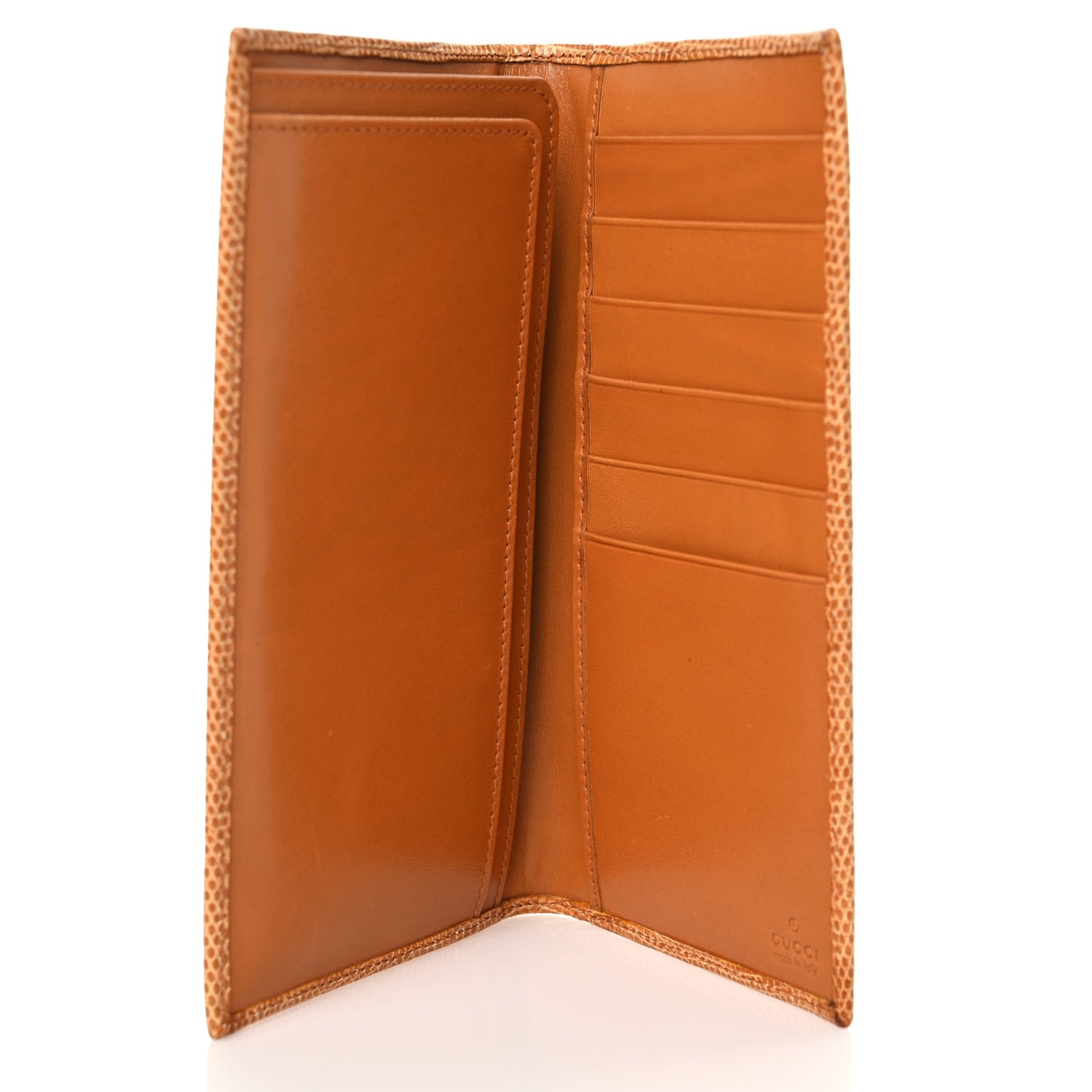 Lizard Long Wallet Brown
