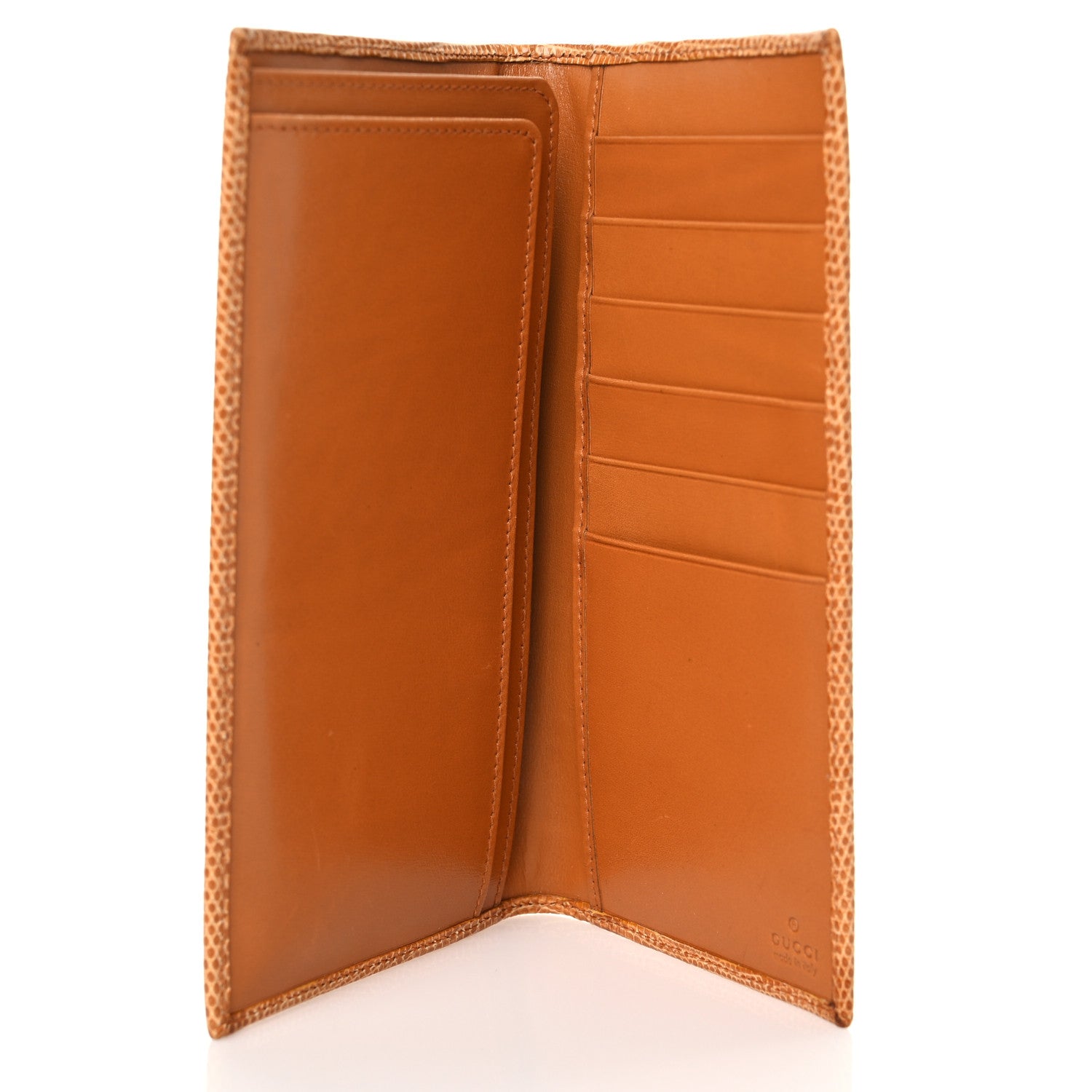Gucci Lizard Long Wallet Brown 5 of 6