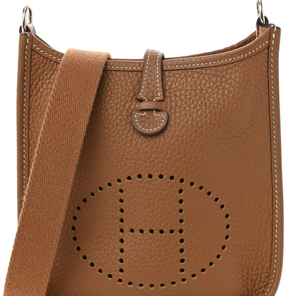 Hermes Taurillon Clemence Evelyne TPM Gold 8 of 11