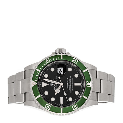 Rolex Stainless Steel 40mm Oyster Perpetual Submariner Date 50th Anniversary Kermit Watch Black 16610LV 2 of 4