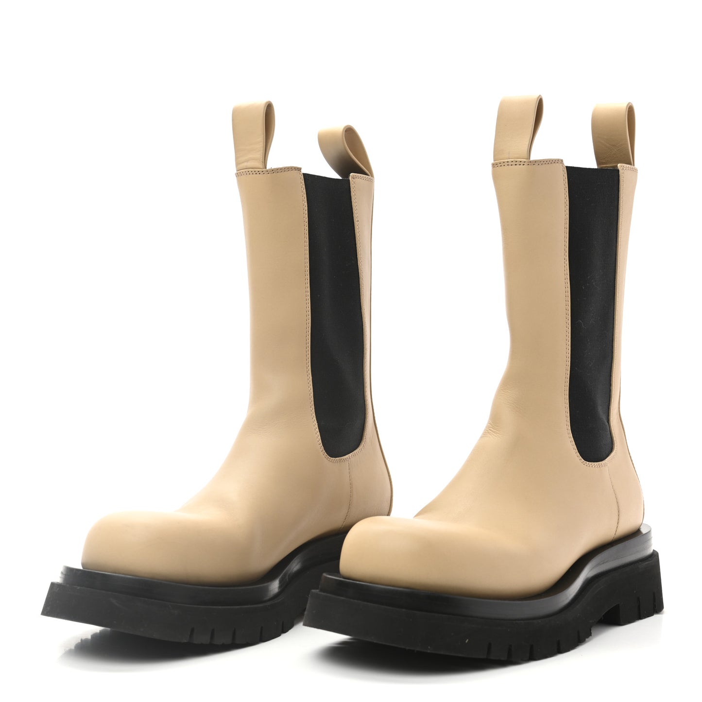 Calfskin The Lug Chelsea 55mm Boots 37.5 Cane Sugar