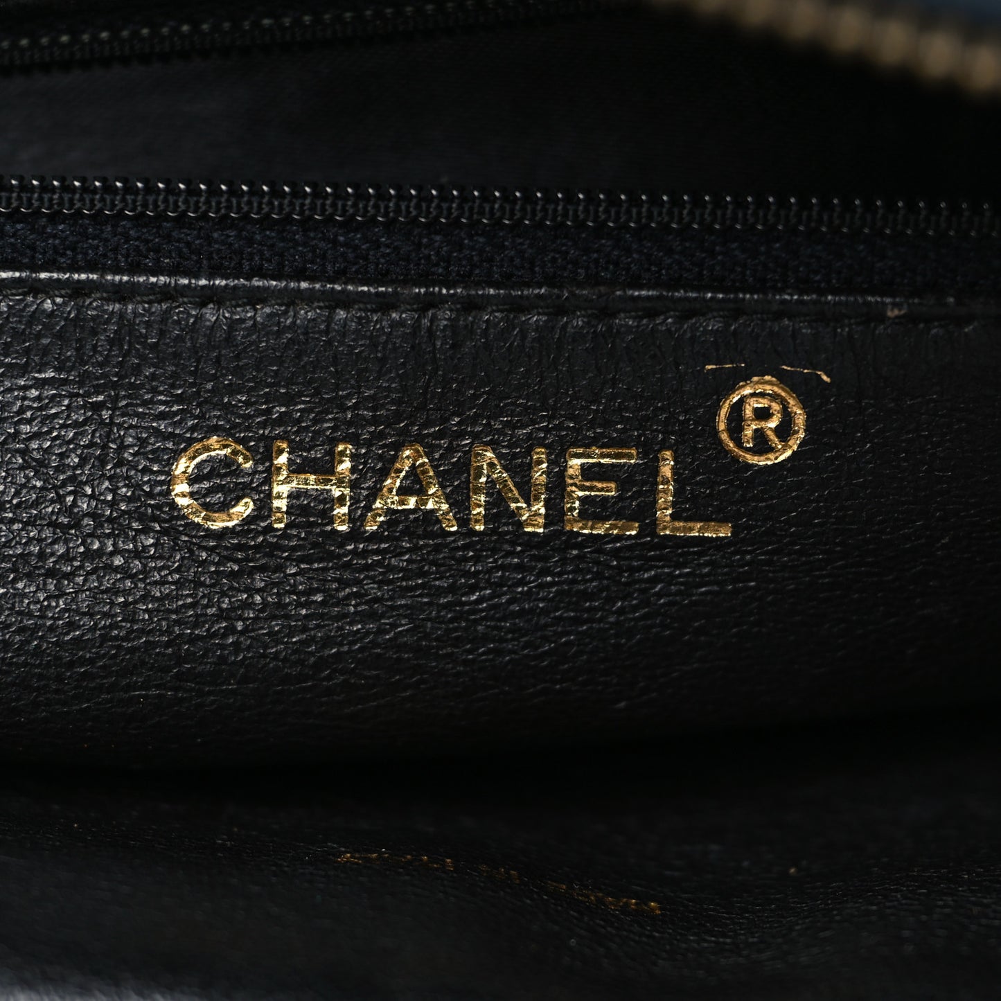 Lambskin Quilted CC Tassel Camera Case Black