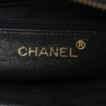 Chanel Lambskin Quilted CC Tassel Camera Case Black 5 of 10
