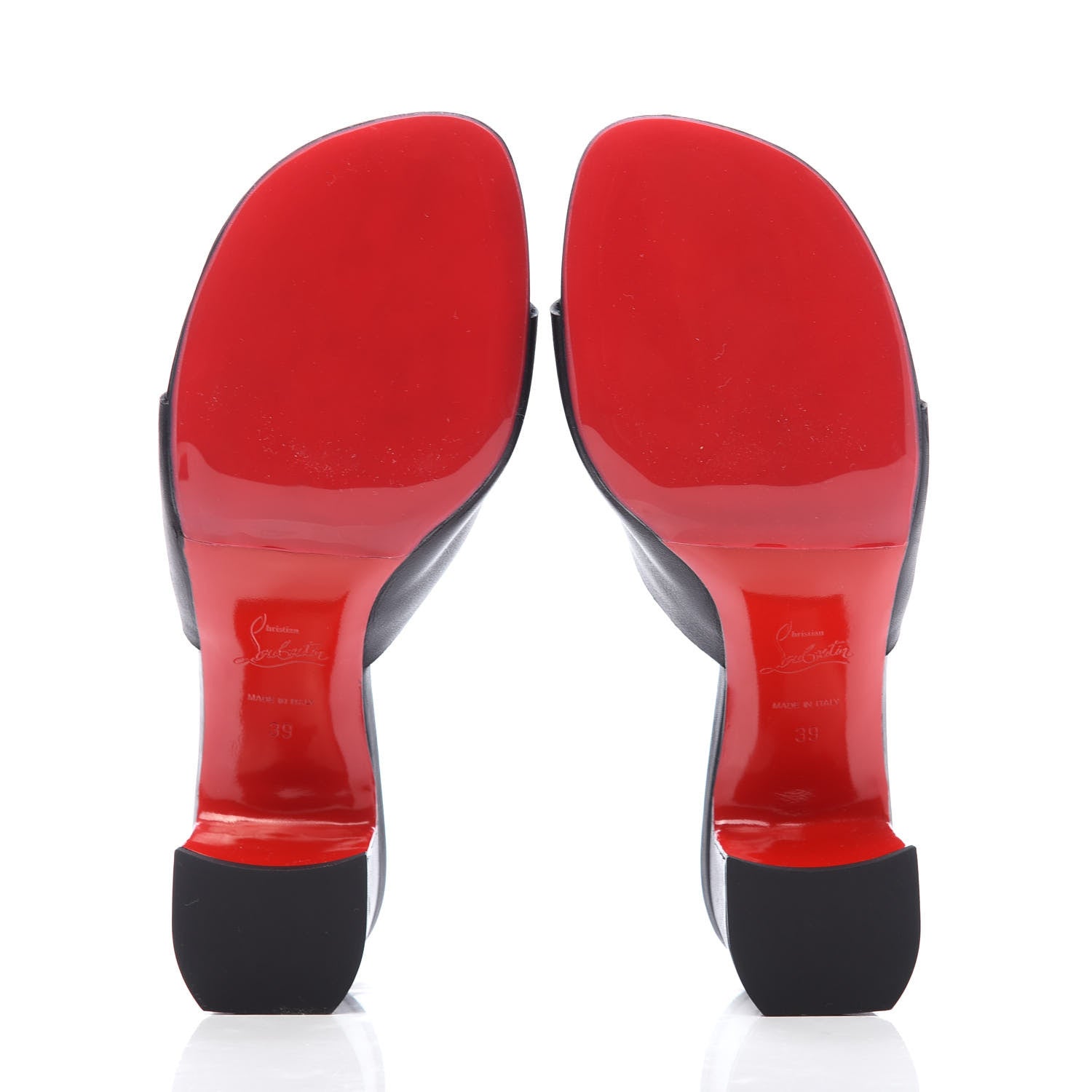 Christian Louboutin Calfskin Viberta 55 Mule 39 Black 5 of 7