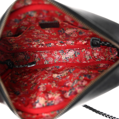 Gucci Calfskin Web Trapuntata Small GG Shoulder Bag Black 5 of 10