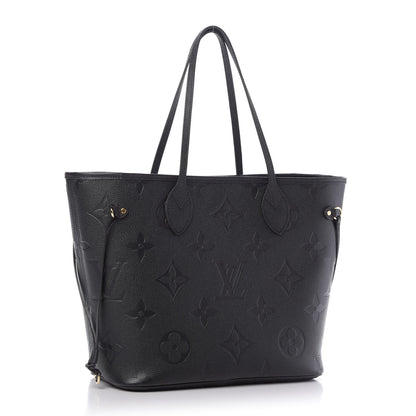 Louis Vuitton Empreinte Monogram Giant Neverfull MM Black 3 of 9