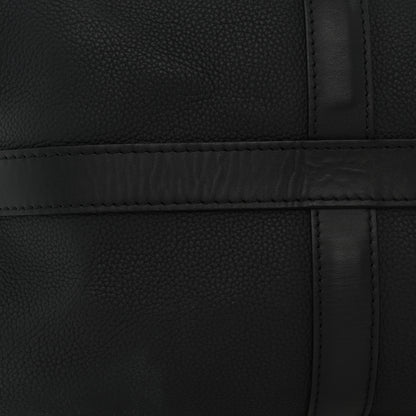 Louis Vuitton Grained Calfskin Aerogram Keepall Bandouliere 40 Black 13 of 16