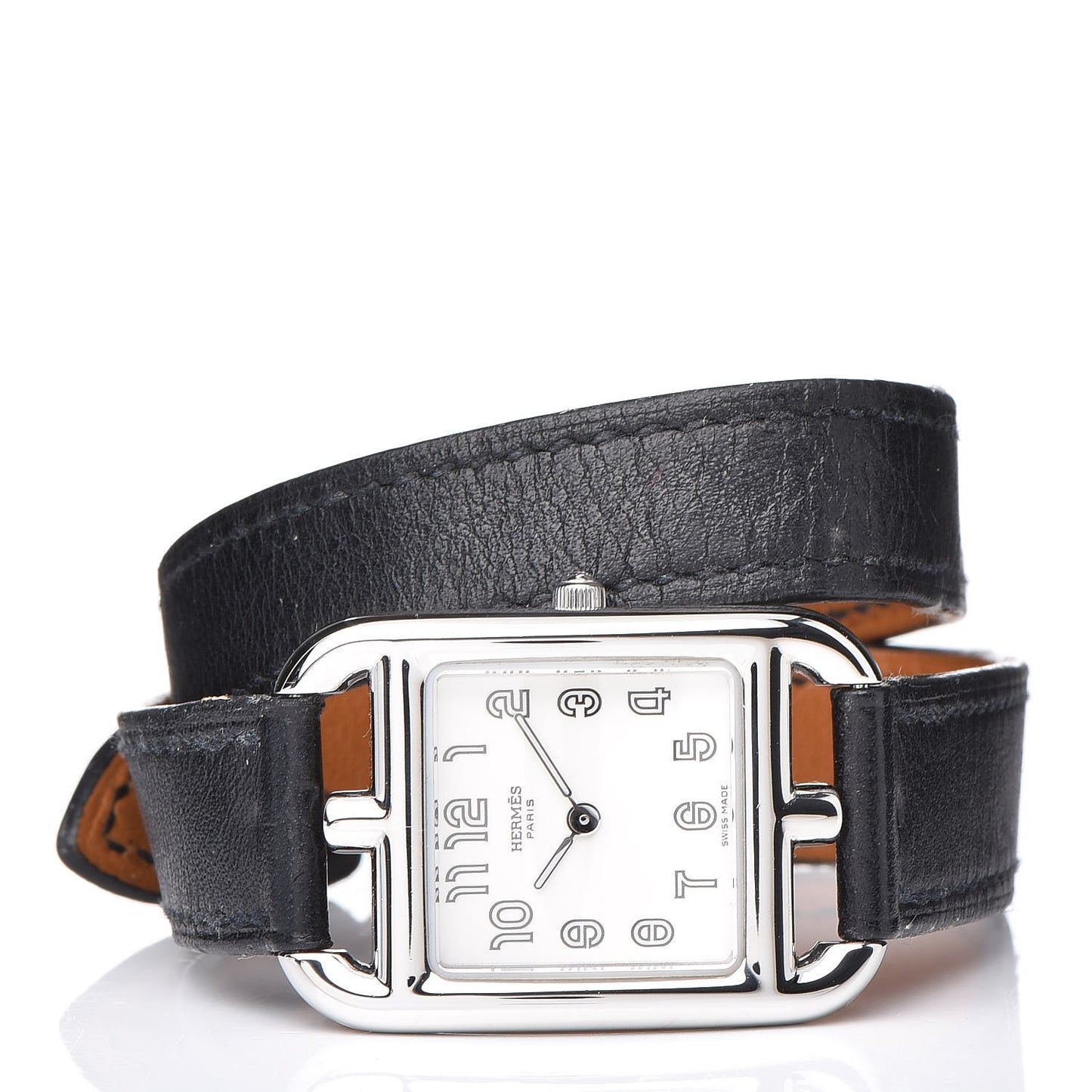 Stainless Steel Barenia 23mm Cape Cod Double Tour Quartz Watch Noir