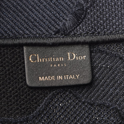 Christian Dior Canvas Embroidered Camouflage Book Tote Blue 6 of 10