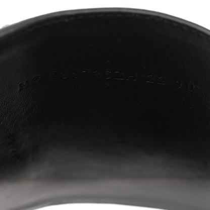 Hermes Calfskin Mens Gabriel Sandals 42 So Black 8 of 10