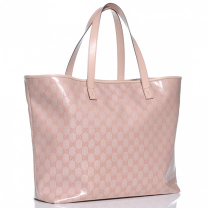 Gucci Crystal Monogram Large Joy Tote Blush 3 of 7