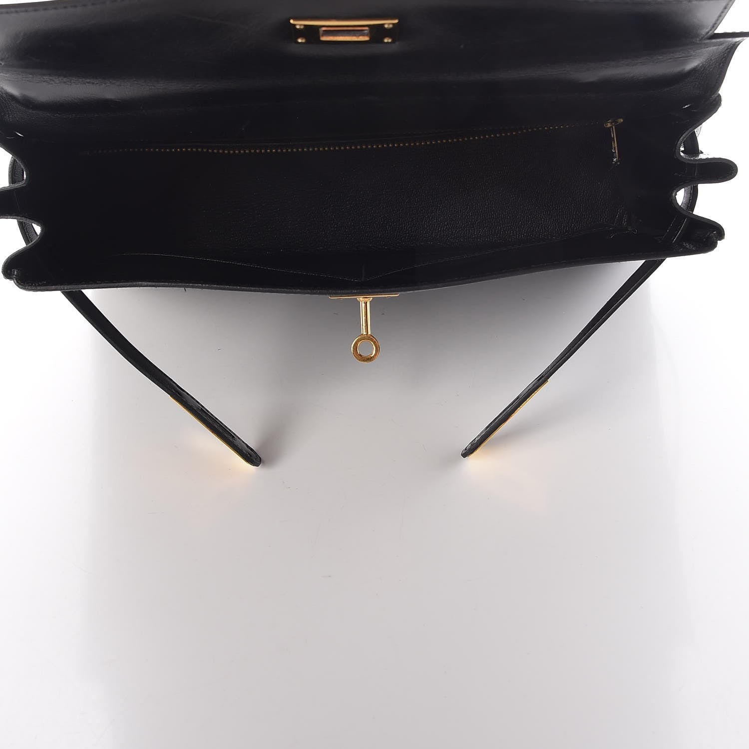 Hermes Box Kelly Retourne 32 Black 10 of 39