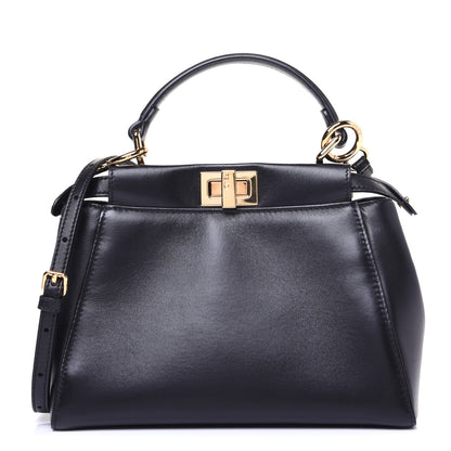 Fendi Nappa Mini Peekaboo Iconic Satchel 1 of 11