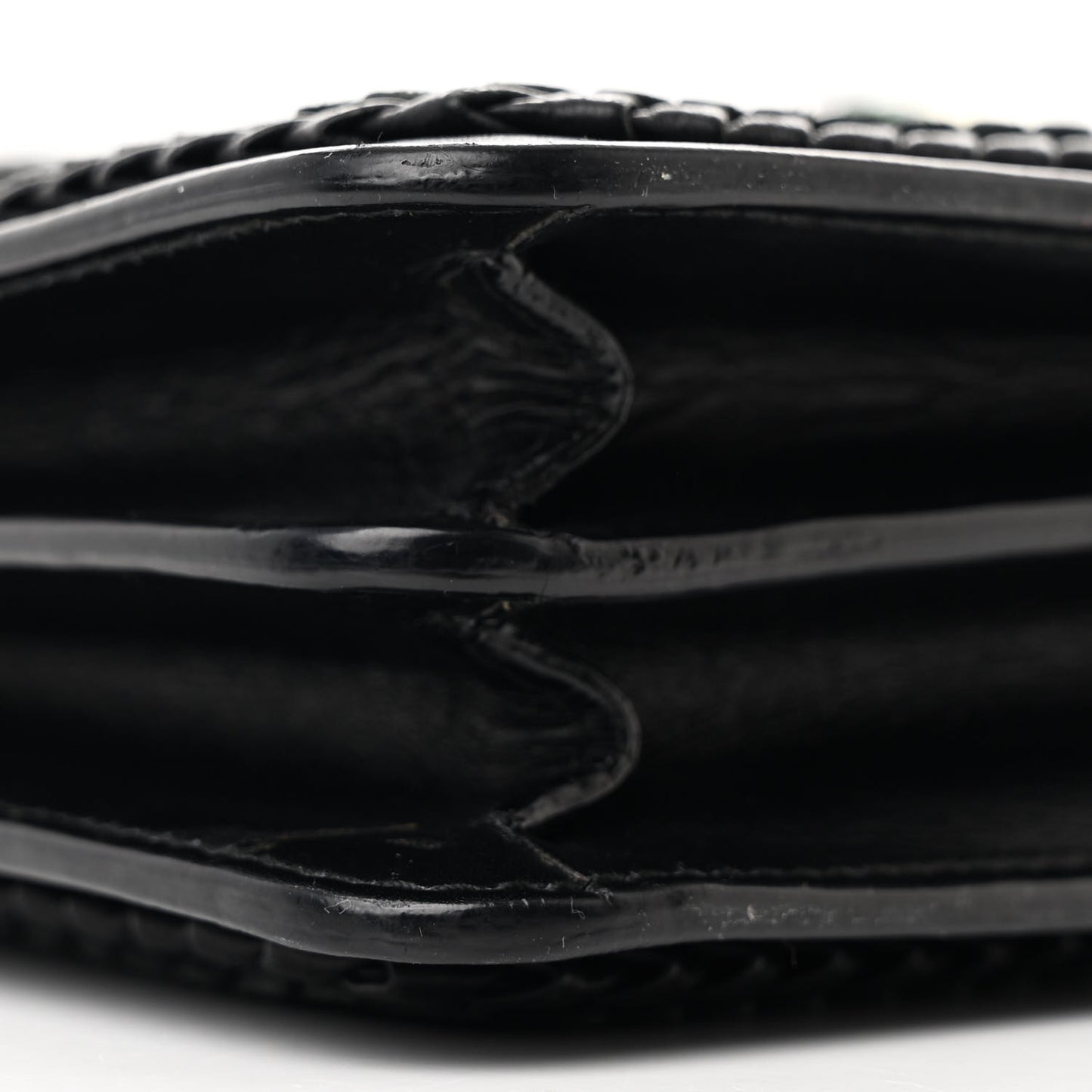 Calfskin Plisse Serpenti Forever Crossbody Bag Black
