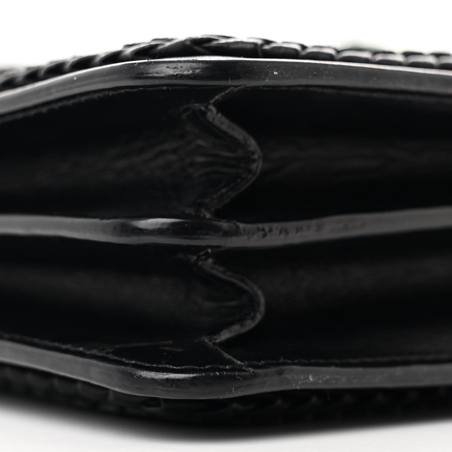 Bulgari Calfskin Plisse Serpenti Forever Crossbody Bag Black 11 of 16