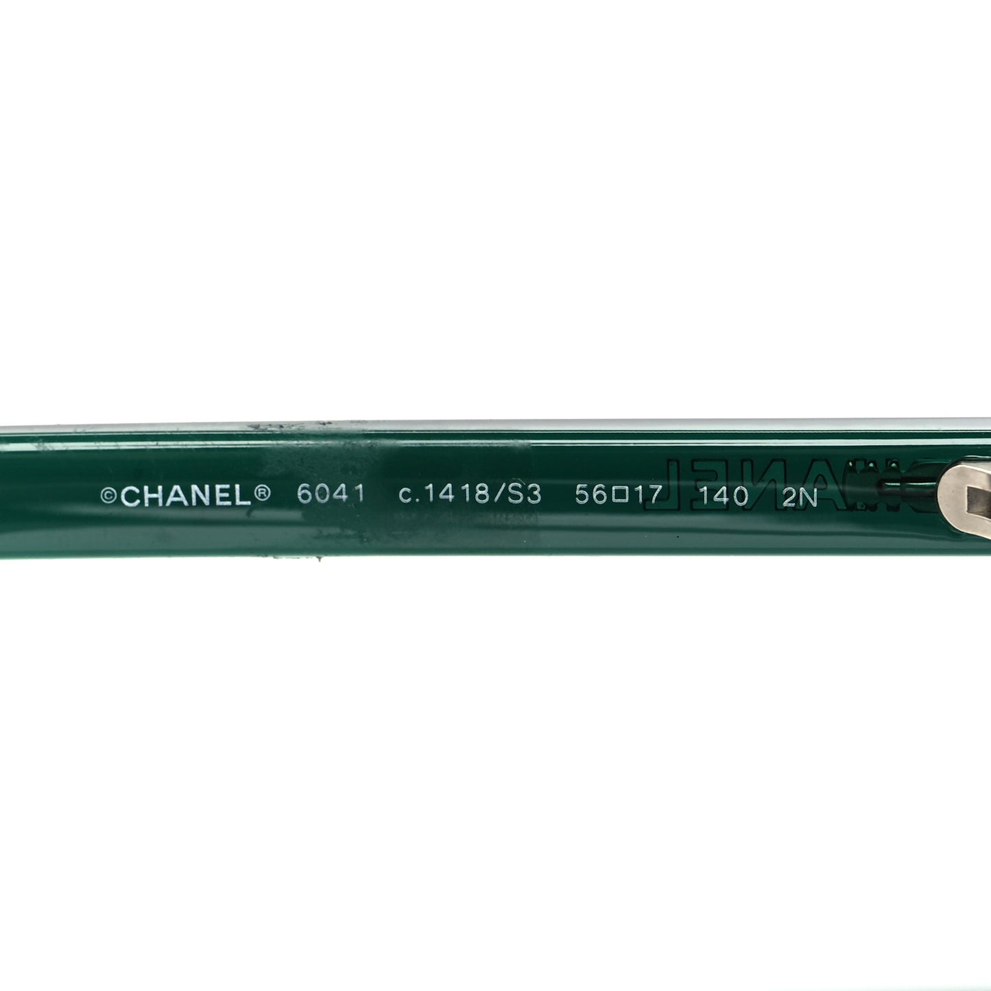 Cat Eye Chain Sunglasses 6041 Green