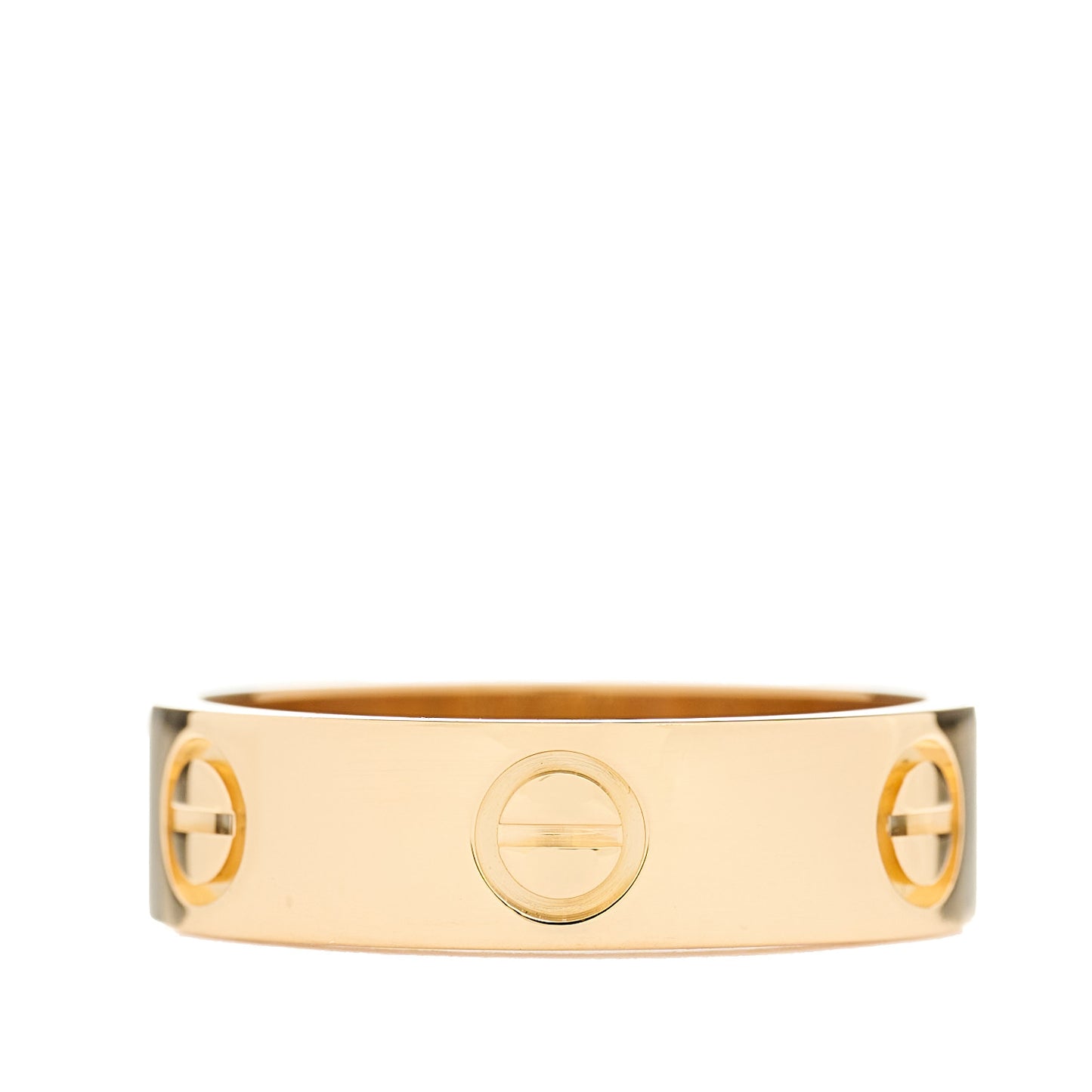 18K Yellow Gold 5.5mm LOVE Ring 55 7.25