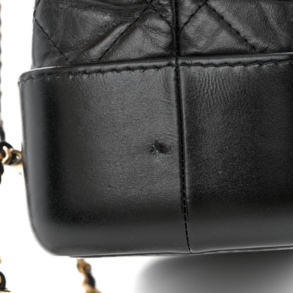 Chanel Aged Calfskin Quilted Small Gabrielle Backpack Black 11 of 11