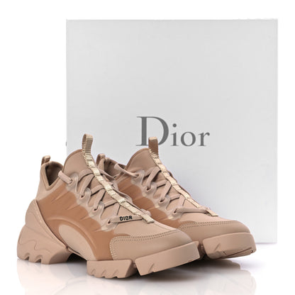 Christian Dior Neoprene Rubber Womens D-Connect Sneakers 40 Nude 12 of 12