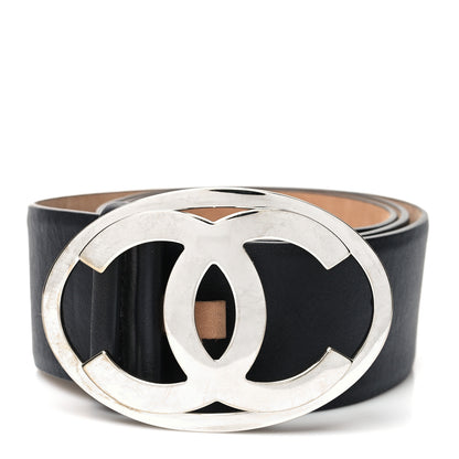 Chanel Calfskin CC Belt 85 34 Black 1 of 7