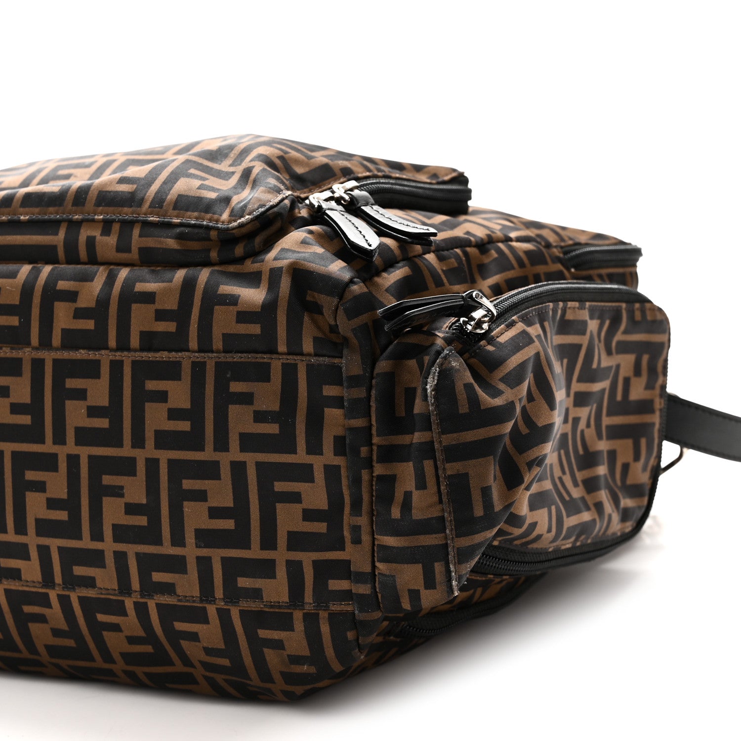 Fendi Econyl Nylon FF Changing Bag Tobacco Black 11 of 11