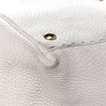 Fendi Cuoio Romano Selleria Tote White 14 of 15
