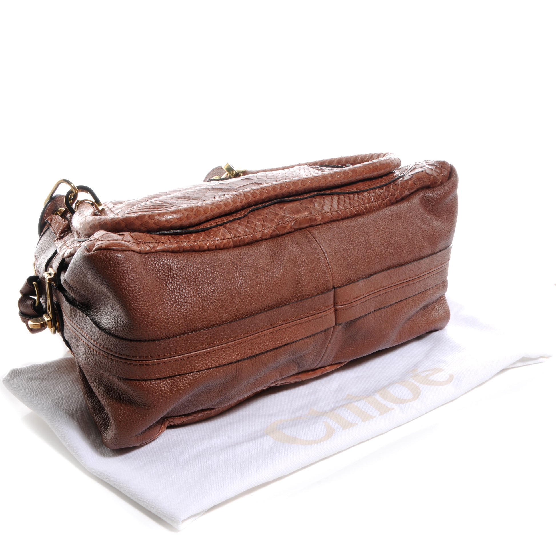 Chloe Python Medium Paraty Oak 5 of 10