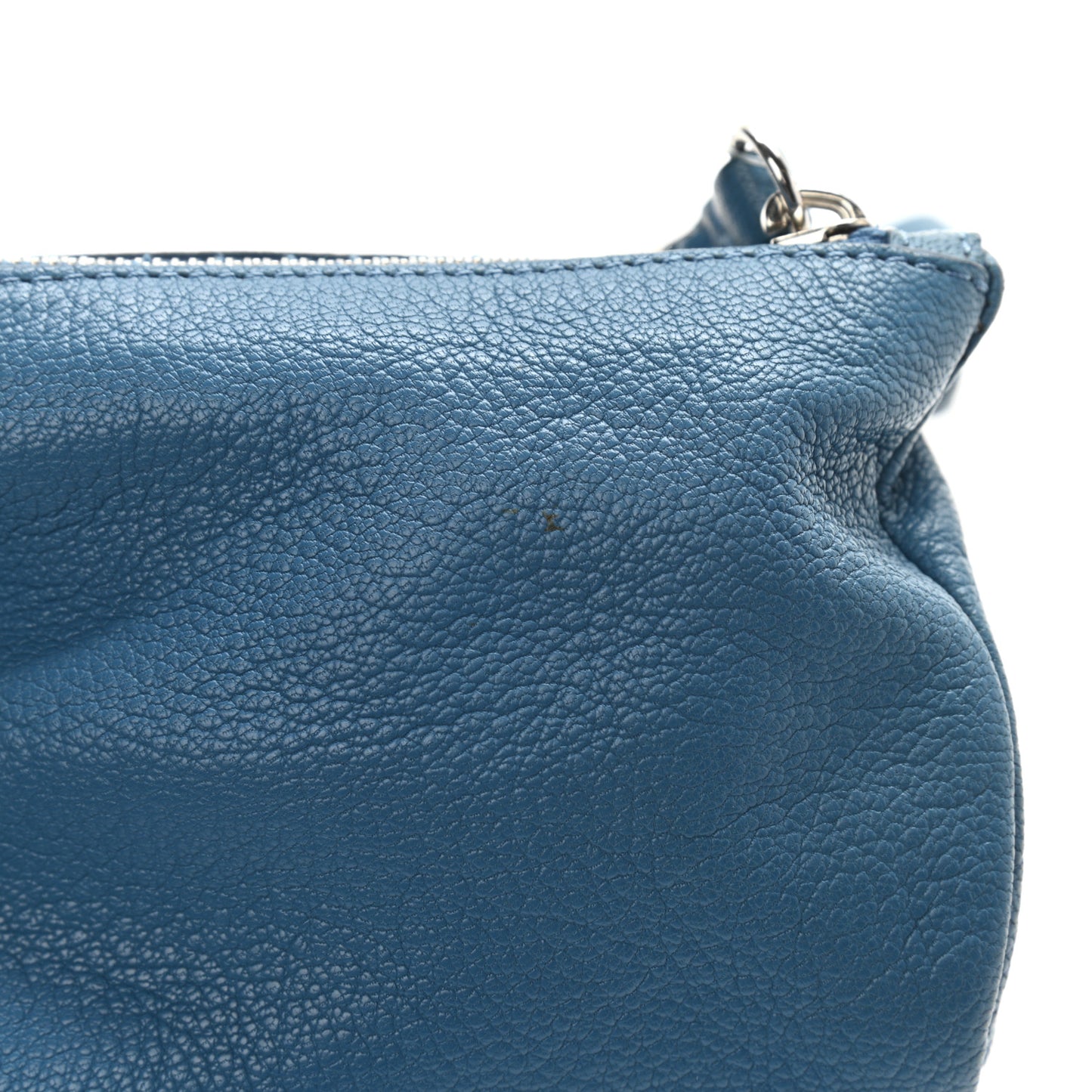 Sugar Goatskin Pandora Wristlet Medium Blue
