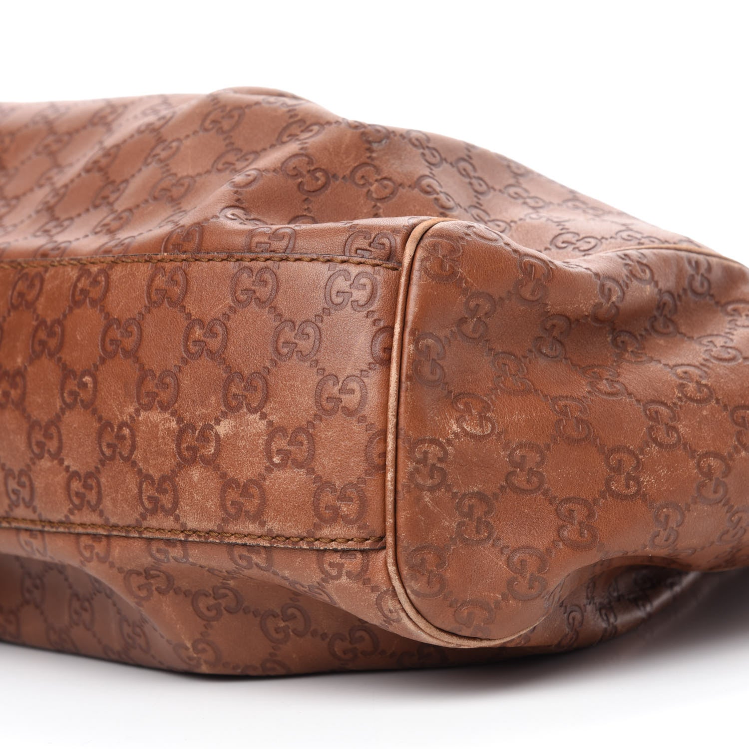 Gucci Guccissima Large Sukey Tote Brown 7 of 20