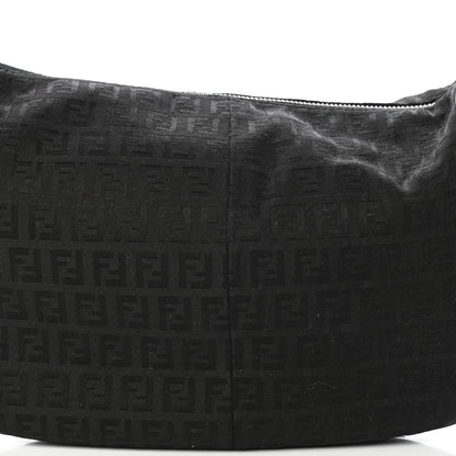 Fendi Zucchino Medium Chef Hobo Black 9 of 10