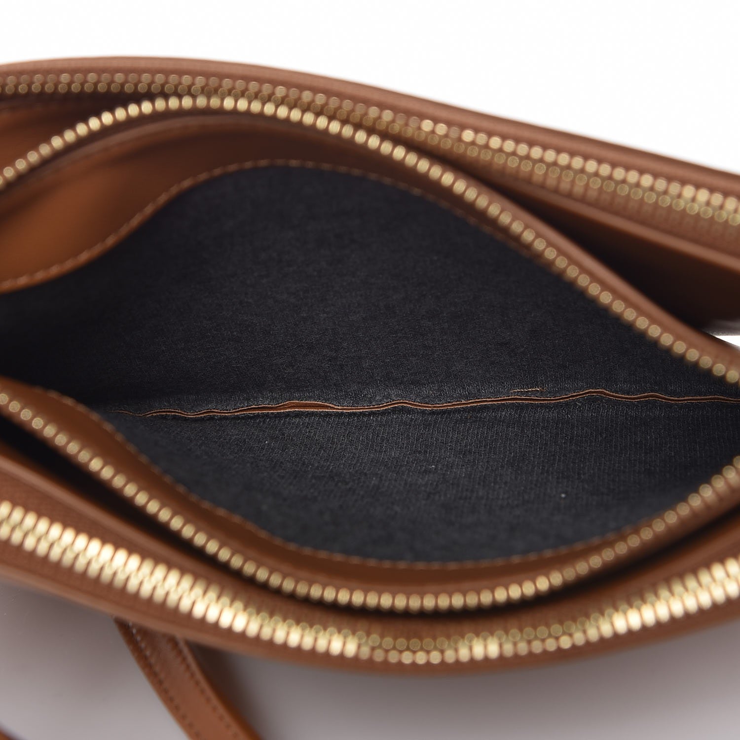 Celine Lambskin Small Trio Crossbody Bag Tan 5 of 7