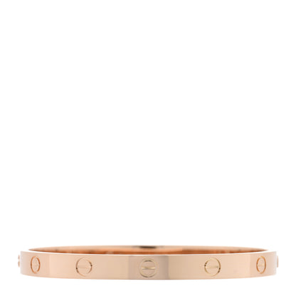 Cartier 18K Pink Gold LOVE Bracelet 18 1 of 6