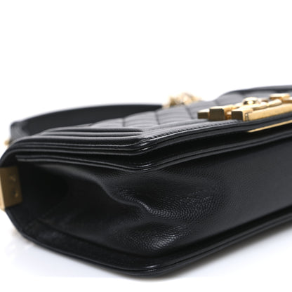 Chanel Caviar Quilted Small Boy Flap Black 9 of 11