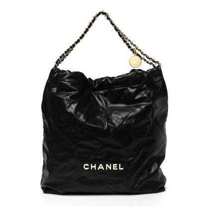 Chanel Calfskin Quilted Chanel 22 Black 3 of 10