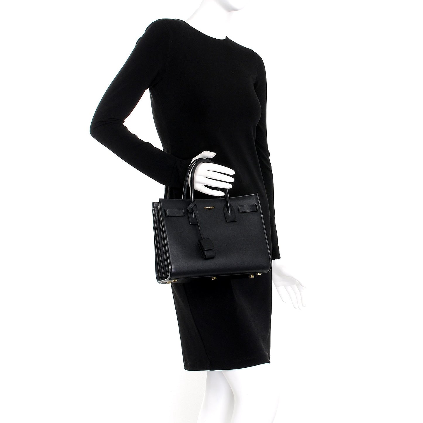 Calfskin Baby Sac De Jour Black