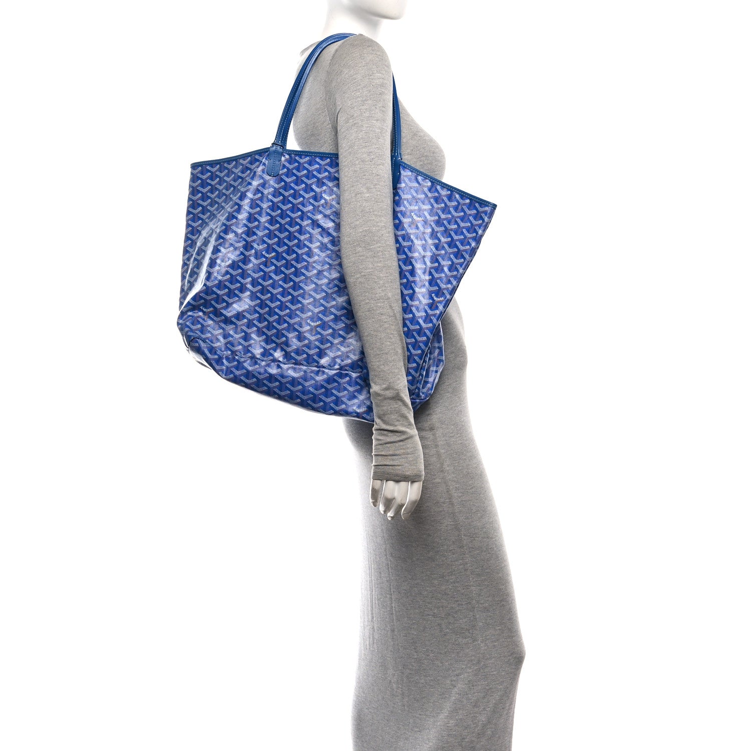 Goyard Goyardine Saint Louis GM Sky Blue 2 of 12