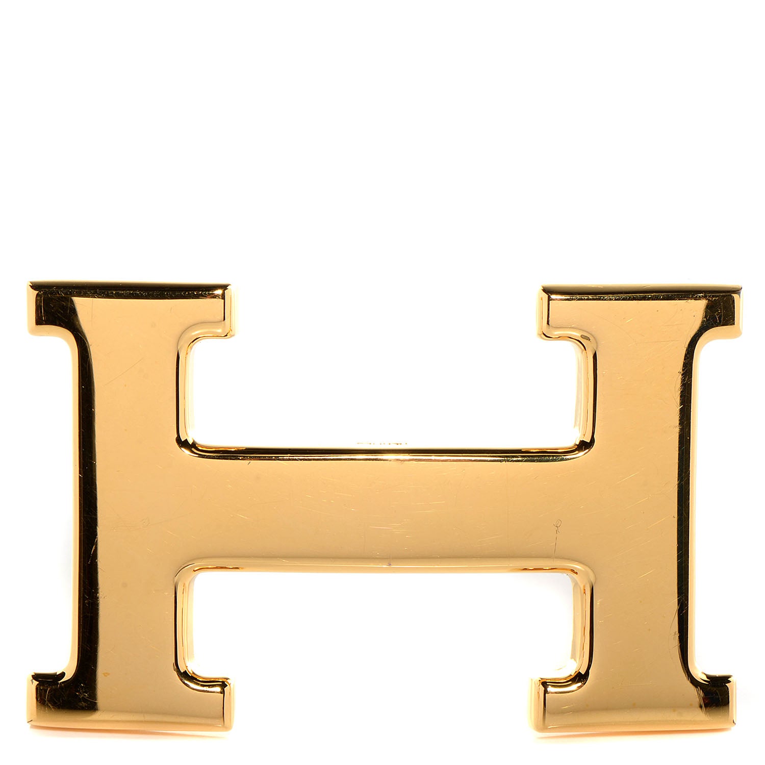Hermes Polished Constance 32mm H Belt Buckle Gold Plated 1 of 4