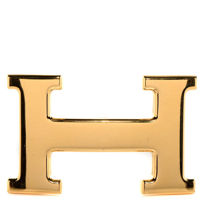 Hermes Polished Constance 32mm H Belt Buckle Gold Plated 1 of 4