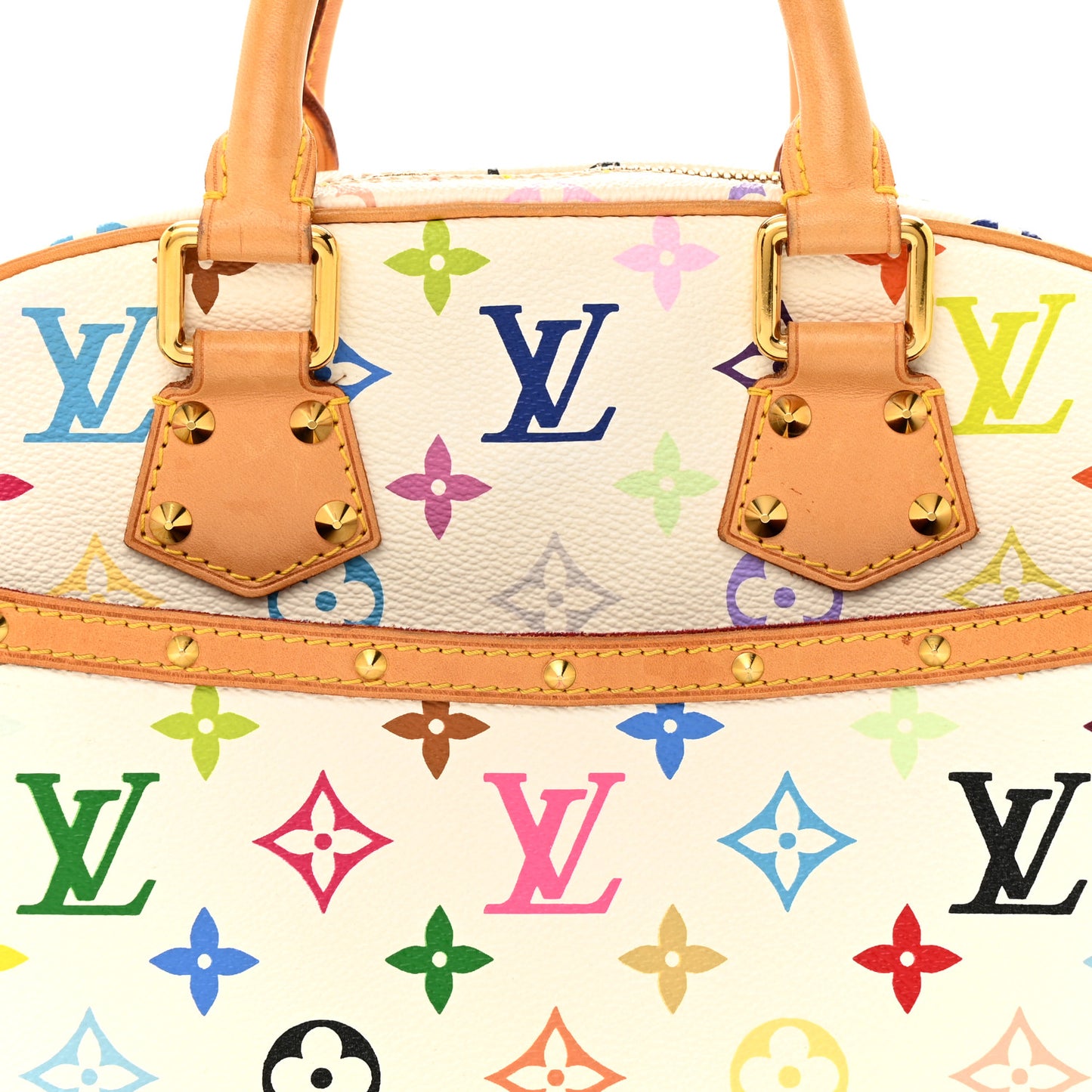 Monogram Multicolor Trouville White