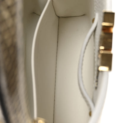 Louis Vuitton Taurillon Ayers Capucines Mini White Snow White 5 of 10