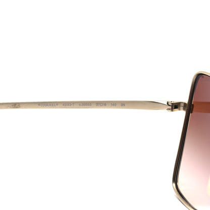 Chanel Metal Butterfly Sunglasses 4263-T Gold Pink 6 of 8