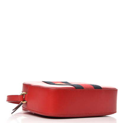 Gucci Calfskin Web Small Webby Bee Shoulder Bag Red 4 of 10